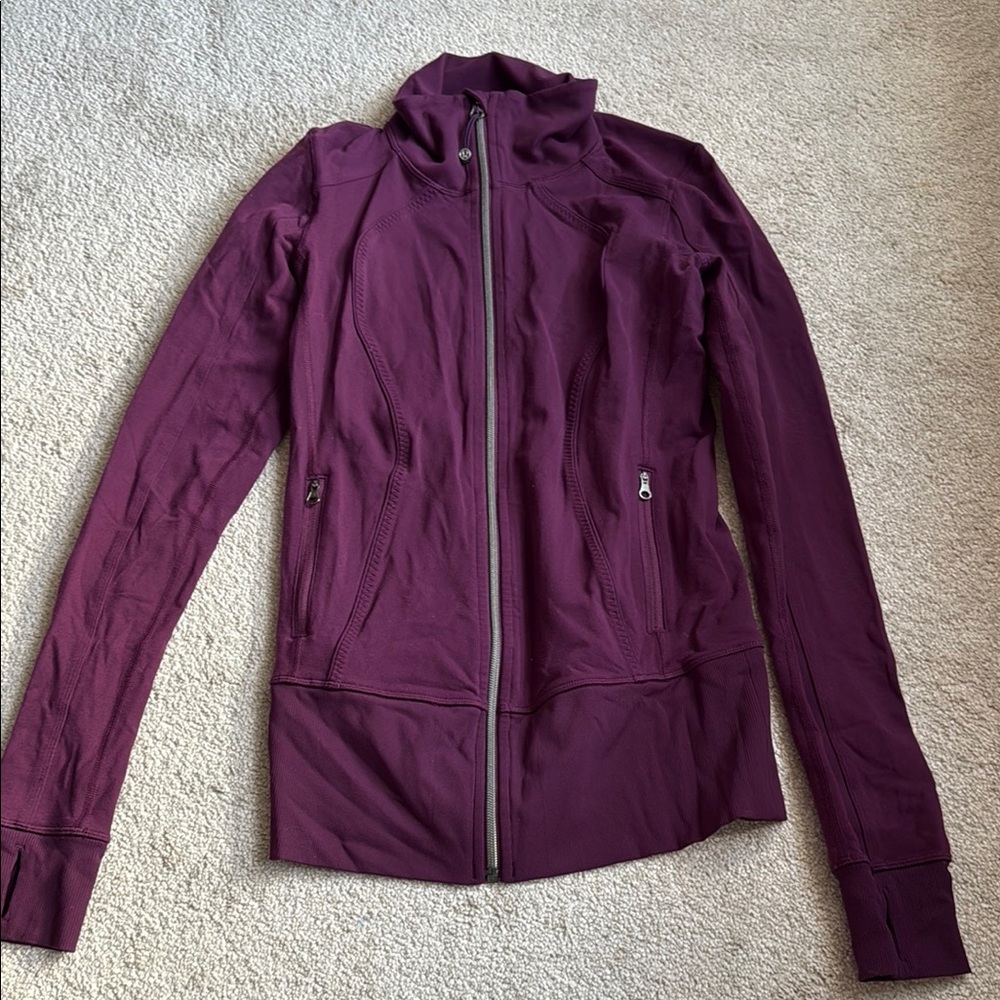 Lululemon Athletica Deep Purple Zip-Up Hoodie